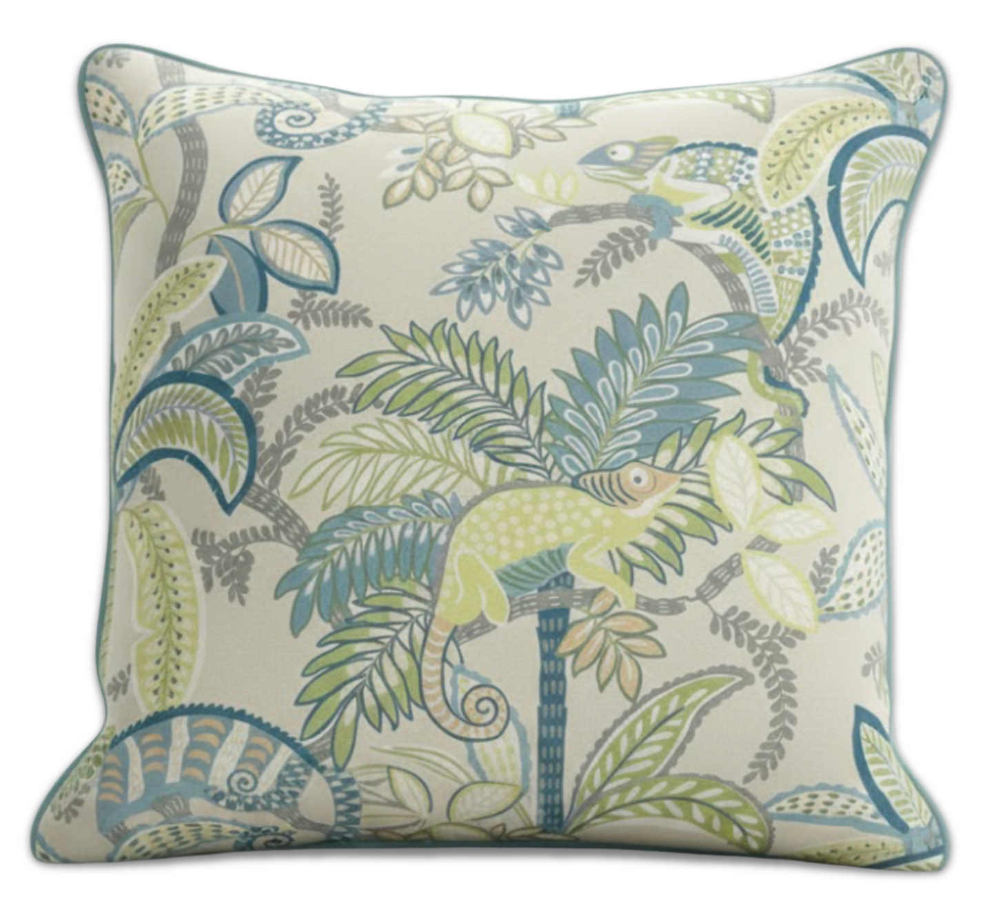 Iggy Performance Pillow Cover in Lagoon, Thibaut Pillows