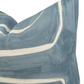 Graffito Pillow Cover in Deep Sky, Kelly Wearstler Textiles