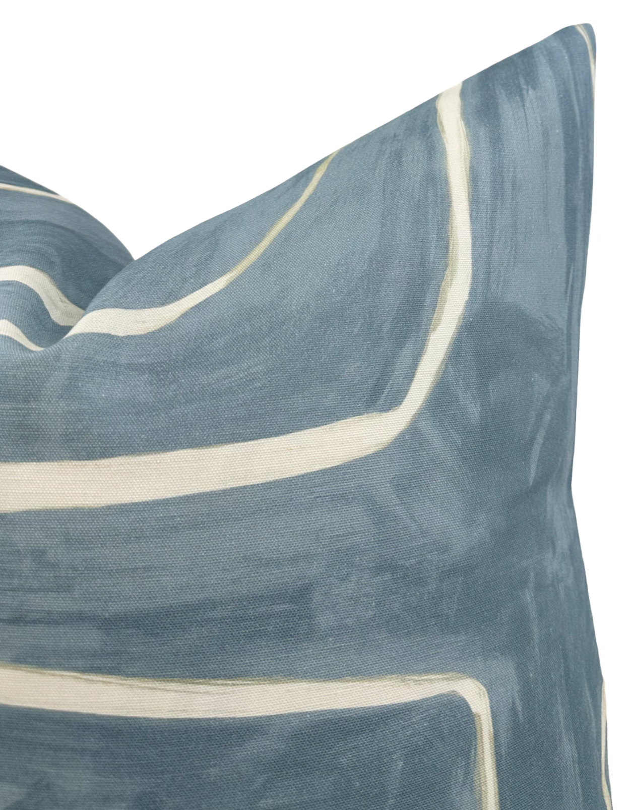 Graffito Pillow Cover in Deep Sky, Kelly Wearstler Textiles