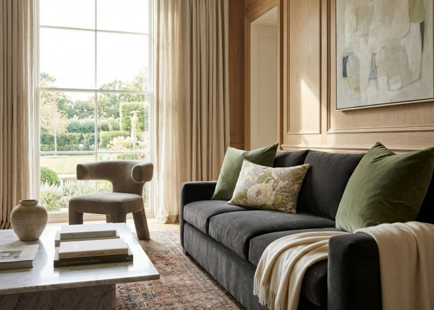 Honshu Pillow Cover in Robins Egg, Thibaut Pillows