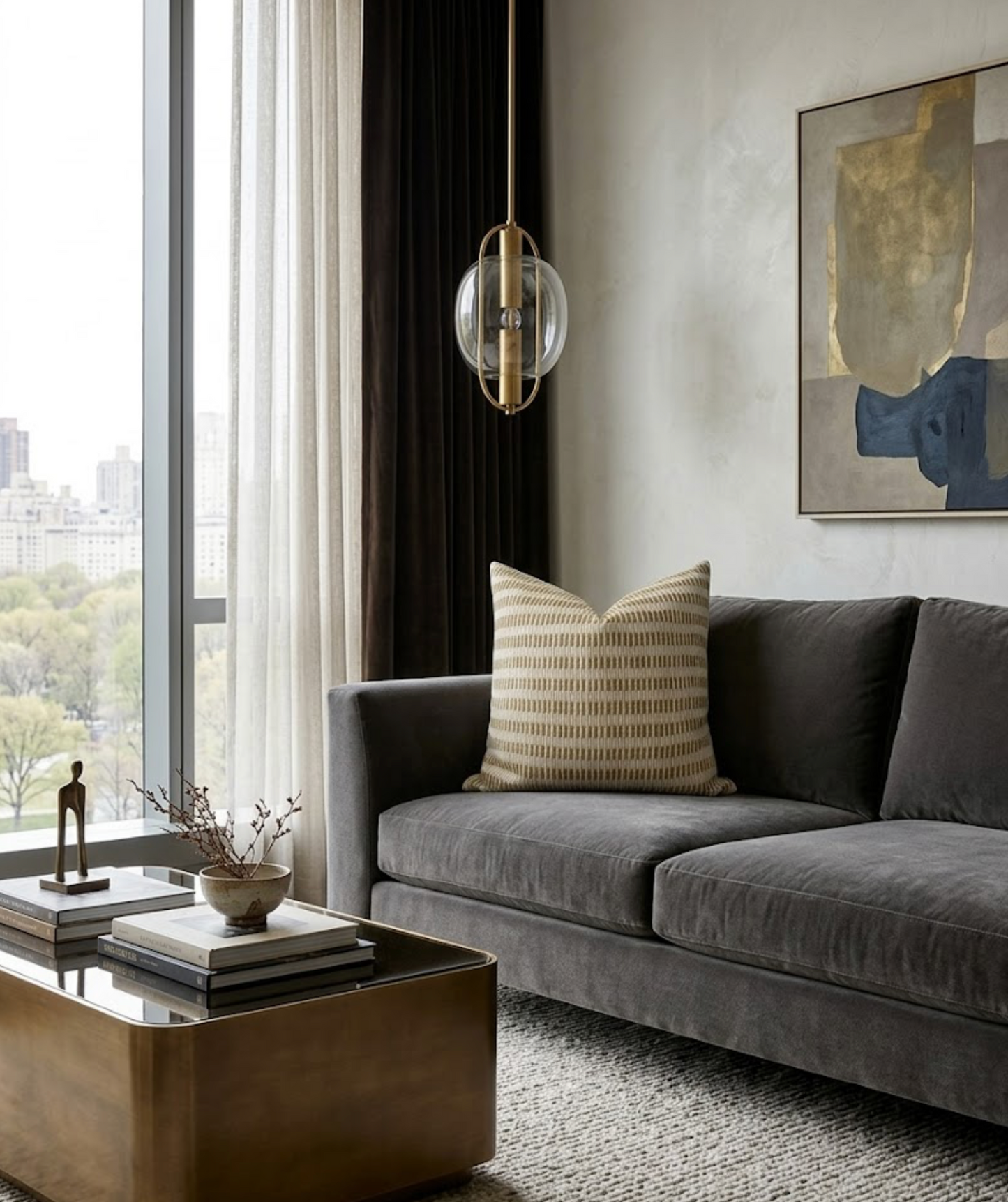 Baja Pillow Cover in Coin, Kelly Wearstler Textiles