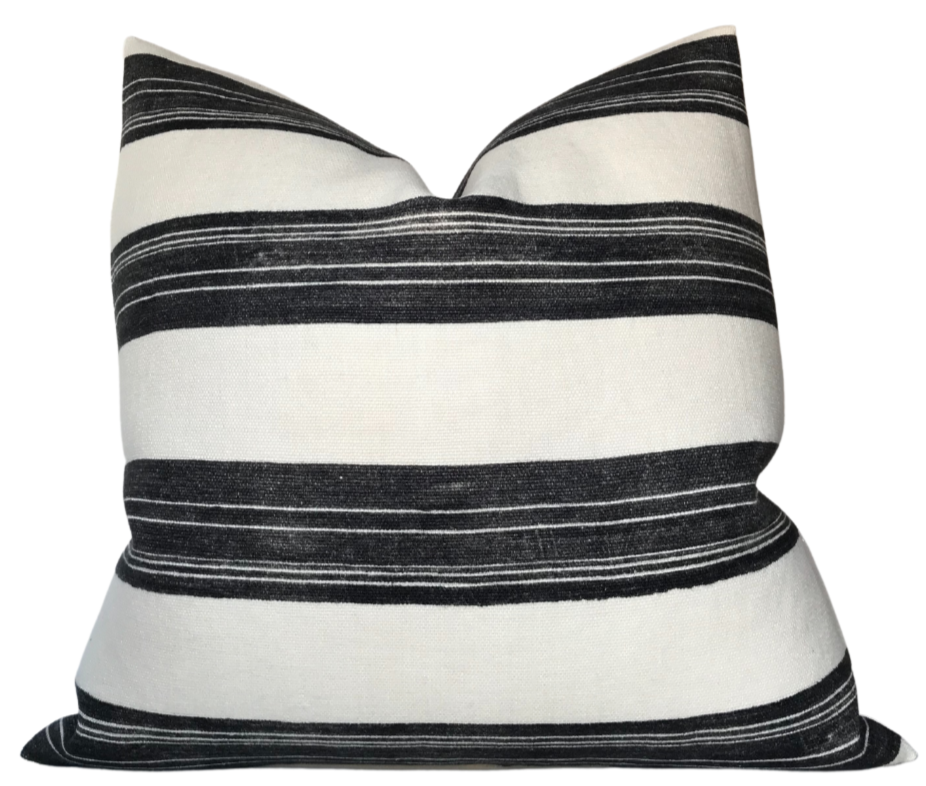 Askew Pillow Cover in Ivory Onyx, Kelly Wearstler Textiles