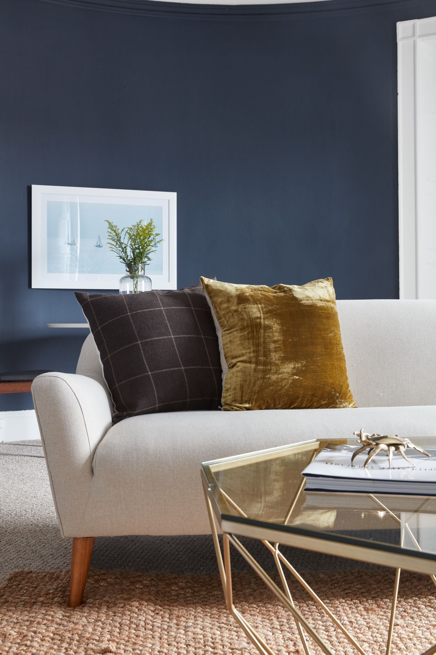 Bancroft Wool Pillow Cover in Sable Brown, Schumacher Textiles