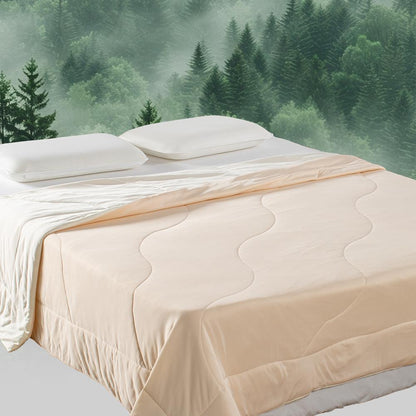 KASENTEX Cooling Blanket for Hot Sleepers - Ultra Soft Silky All Season Comforter, Hypoallergenic & Breathable Bedding - Ideal Gift