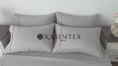 Kasentex Summer Sheet Bedding Set with Pillowcase, Flat Sheet, Fitted Sheet, Hypoallergenic and Breathable, Room Decor, Graduation Gifts