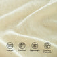 Kasentex Ultra Soft Lightweight Decorative Throw Blanket with Tassel