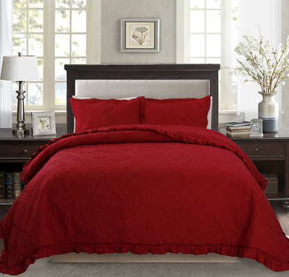 Kasentex All Season Cozy Diamond Design Quilt Set