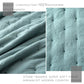 Dot Stitch Stone Washed Quilt Set