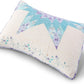 Purple/Green Patchwork Pillow Sham Set