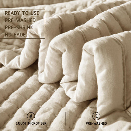 Kasentex Ultra Soft All Season Rustic Nostalgic Design Coverlet Set