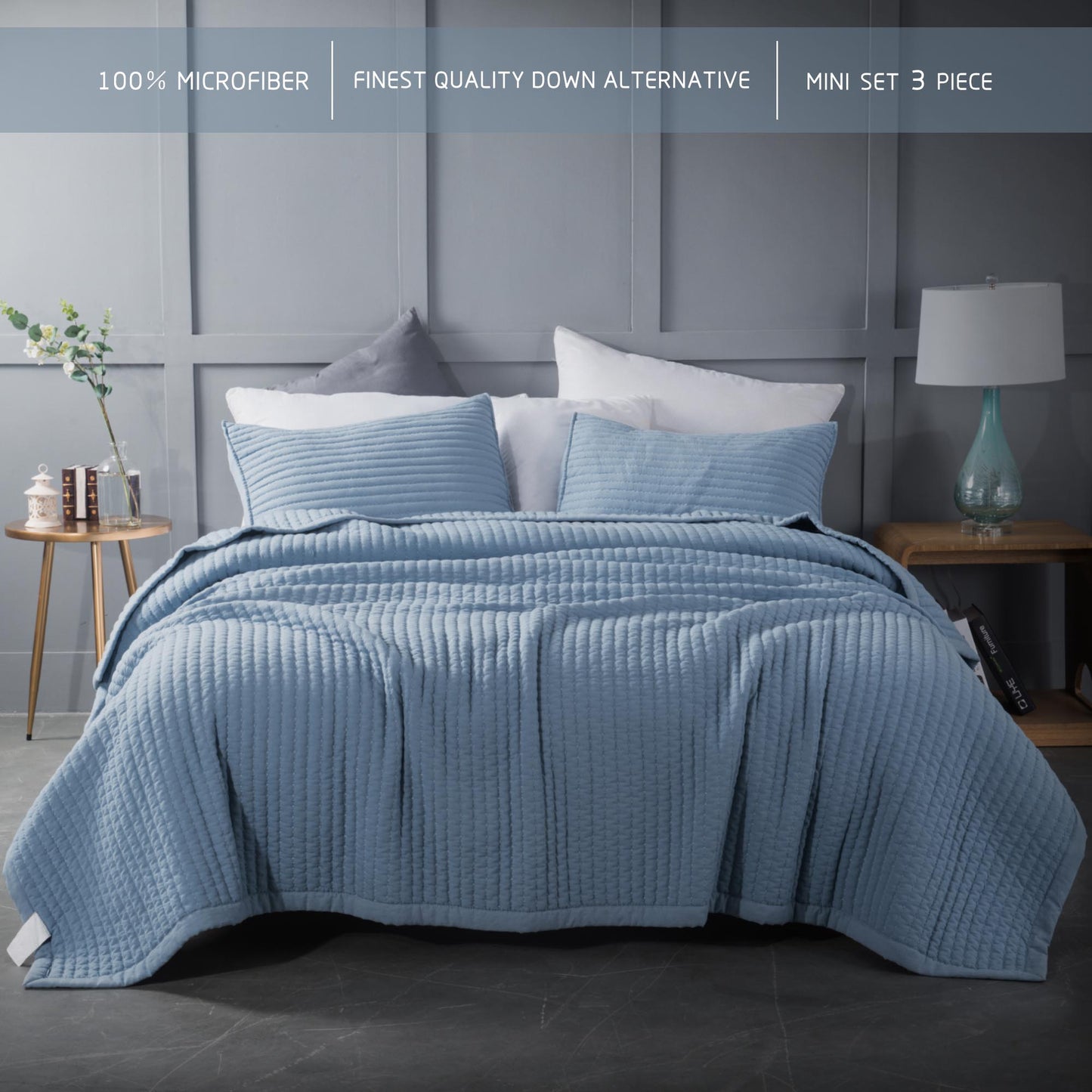 Rustic Nostalgic Design Coverlet Set