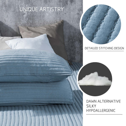 Kasentex Ultra Soft All Season Rustic Nostalgic Design Coverlet Set