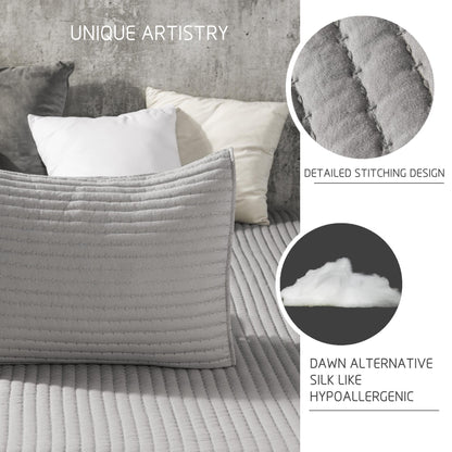 Kasentex Ultra Soft All Season Rustic Nostalgic Design Coverlet Set