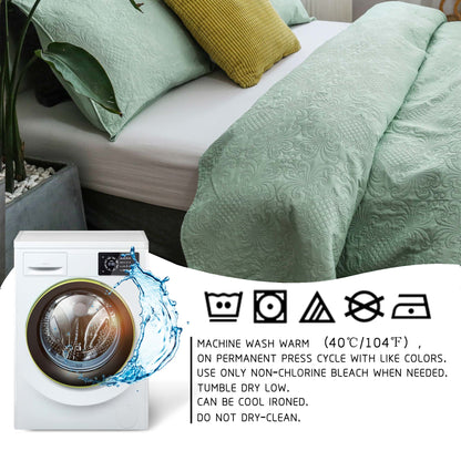 Kasentex Ultra Soft Floral Coverlet Quilt Bedding Set