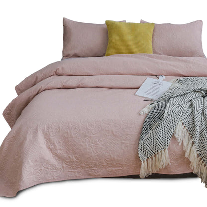 Kasentex Ultra Soft Floral Coverlet Quilt Bedding Set