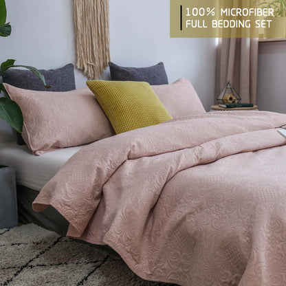 Kasentex Ultra Soft Floral Coverlet Quilt Bedding Set