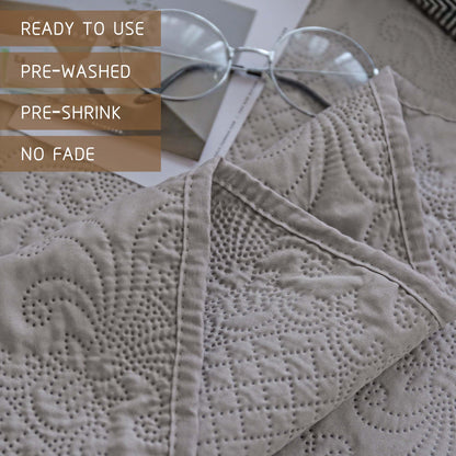 Kasentex Ultra Soft Floral Coverlet Quilt Bedding Set