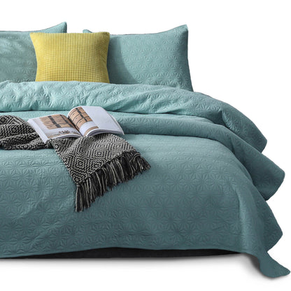 Kasentex Ultra Soft Star Contemporary Design Bedding Coverlet Set, Room Decor, Graduation Gifts