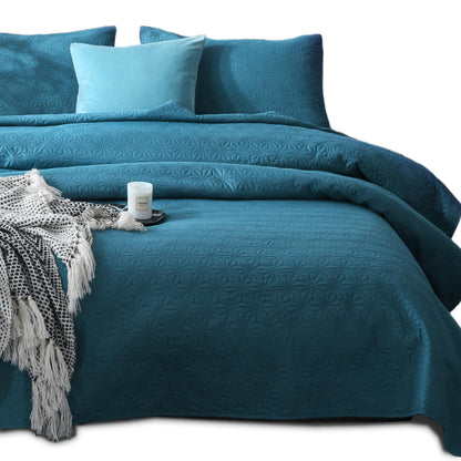 Kasentex Ultra Soft Star Contemporary Design Bedding Coverlet Set, Room Decor, Graduation Gifts