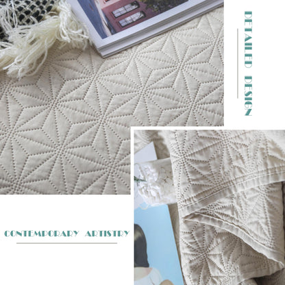 Kasentex Ultra Soft Star Contemporary Design Bedding Coverlet Set, Room Decor, Graduation Gifts