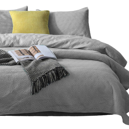 Kasentex Ultra Soft Star Contemporary Design Bedding Coverlet Set, Room Decor, Graduation Gifts