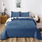 soft sherpa comforter quilt set warm kasentex ugg best bedding blue