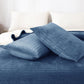soft sherpa comforter warm kasentex ugg fluffy plush best bedding blue pillow shams