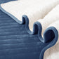 soft sherpa comforter warm kasentex ugg fluffy plush best bedding blue