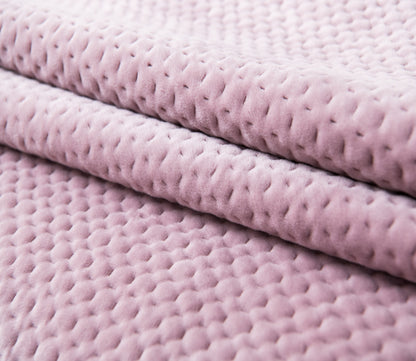 Kasentex All Season Cozy Velvet Quilt Set with Shams, Queen, King, Room Decor, Graduation Gifts
