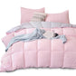 Kasentex Cozy 2-Tone Reversible Ultra Soft Heavy Comforter Set, Twin, Queen, King