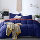 Kasentex Cozy Soft Luxury Down Alternative Comforter Set - Reversible & Machine Washable - Kasentex