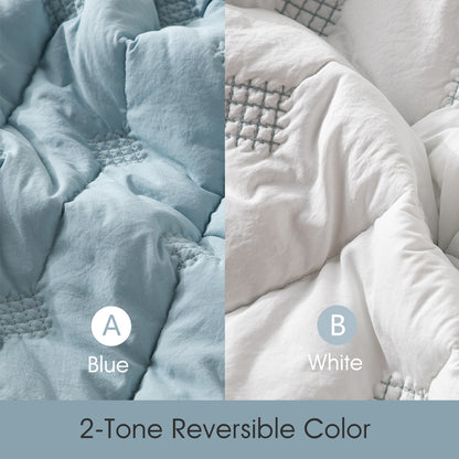 Kasentex Ultra Soft Lightweight All Season Quilt Bedspread Set, Room Decor, Graduation Gifts
