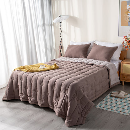 Kasentex Ultra Soft Lightweight All Season Quilt Bedspread Set, Room Decor, Graduation Gifts