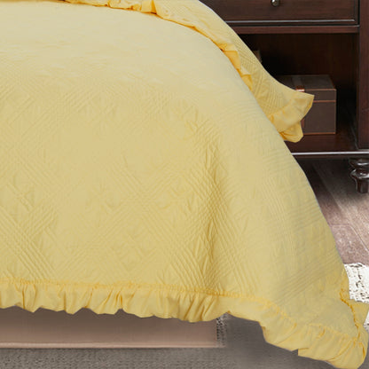 Kasentex All Season Cozy Diamond Design Quilt Set