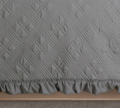 Kasentex All Season Cozy Diamond Design Quilt Set