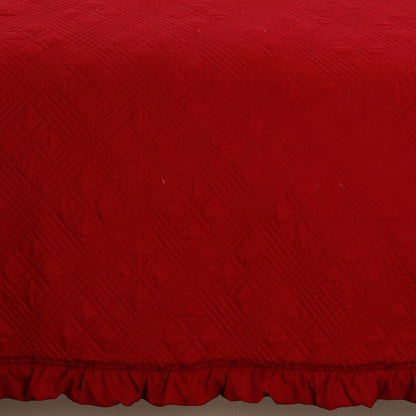 Kasentex All Season Cozy Diamond Design Quilt Set