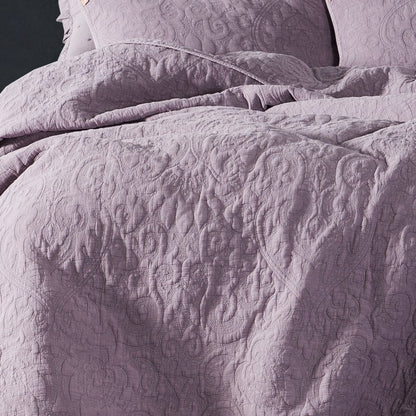 Kasentex 100% Cotton Ultra Soft Floral Pattern Quilt Bedspread Set