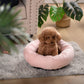 KASENTEX Dog Bed, Round Dog Beds for Medium/Large Dogs, Donut Dog Bed and Cat Bed Anti Slip & Machine Washable