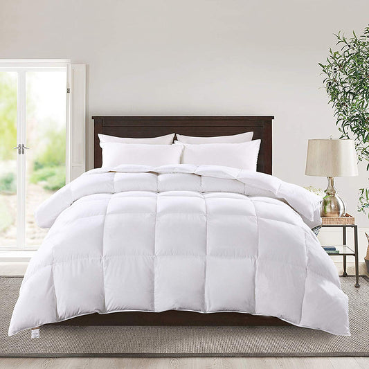 KASENTEX Premium Luxurious White Feather Goose Down Comforter - Kasentex