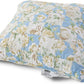 Blue/Beige Patchwork Throw Pillow