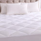 Kasentex Deluxe Fitted Mattress Pad Cover with Deep Pockets, White