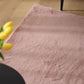 Kasentex Fluffy Elegant Faux Fur Area Rugs, Ultra Soft
