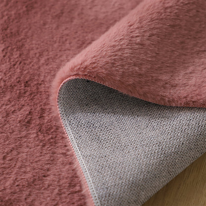 Kasentex Spring Fluffy Elegant Faux Fur Area Rugs, Ultra Soft, Room Decor, Graduation Gifts, Fathers Day Gift, Mom Gift, Easter Gift