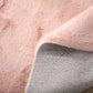 Kasentex Fluffy Elegant Faux Fur Area Rugs, Ultra Soft