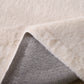 Kasentex Fluffy Elegant Faux Fur Area Rugs, Ultra Soft