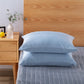 Kasentex Smooth Silky Cool Satin Touch Breathable Pillowcases Set with Zipper Enclosure