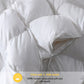 KASENTEX All Season Goose Down Comforter Corner Tabs-Baffle Box Design Duvet Insert-Ultra Soft 750 Fill Power Feather Down Fill-Hotel Collection