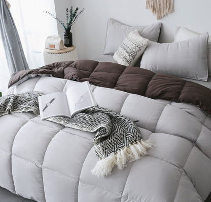 Kasentex Cozy Soft Luxury Down Alternative Comforter Set - Reversible & Machine Washable - Kasentex