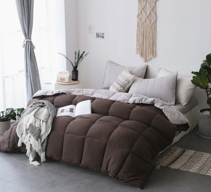 Kasentex Cozy Soft Luxury Down Alternative Comforter Set - Reversible & Machine Washable - Kasentex
