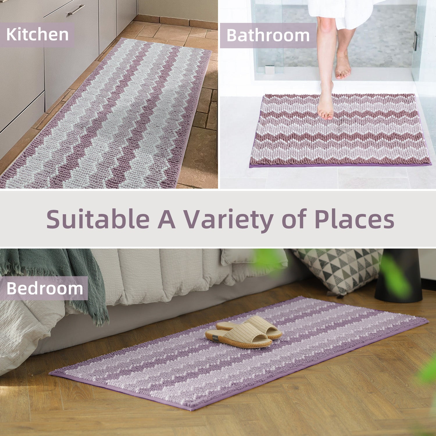 Chenille Bath Rug by Kassatex